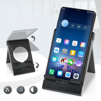 Automatic Flip Phone Stand With Mirror