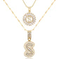 💖2 Pack - Initial Letter Pendant Necklaces