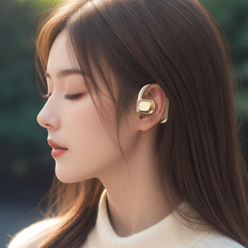 Wireless Open Ear Headphones with LED Display