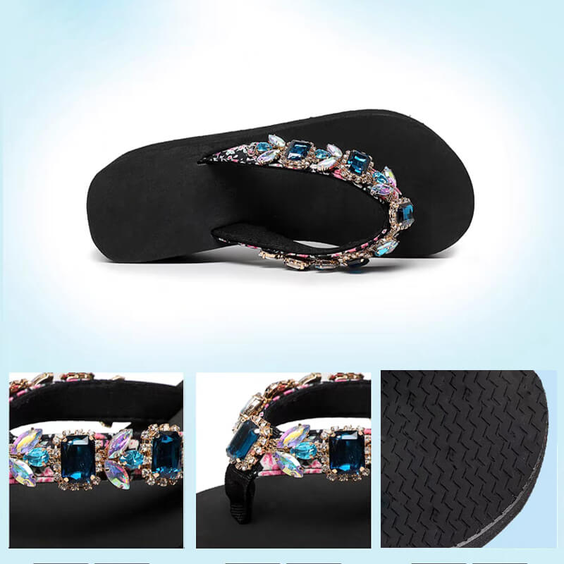 Rhinestone Flip Beach Flops