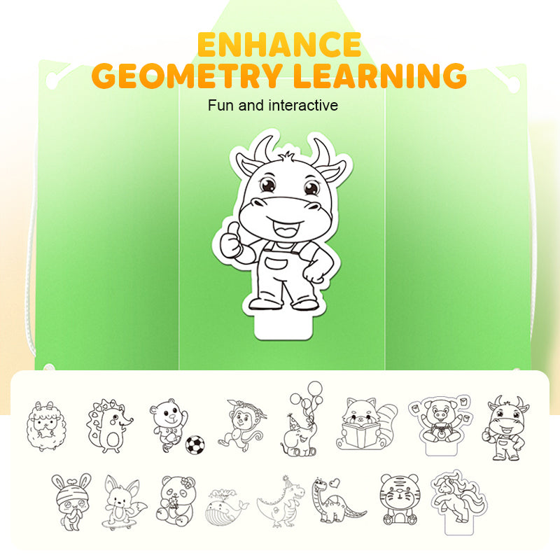 👶✨Pull String 3D Geometry Learning Book