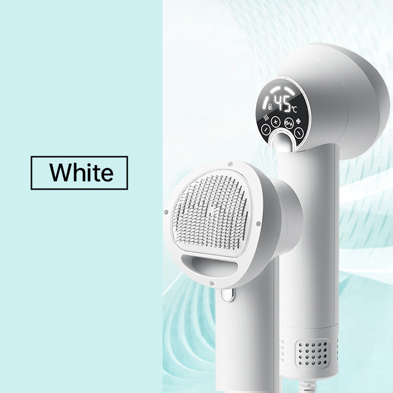 🎁HOT SALE ⏳Low Noise Pet Hair Dryer with Slicker Brush