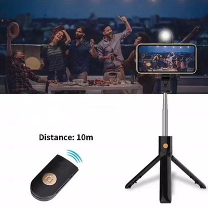 New 6 In 1 Wireless Bluetooth Selfie Stick