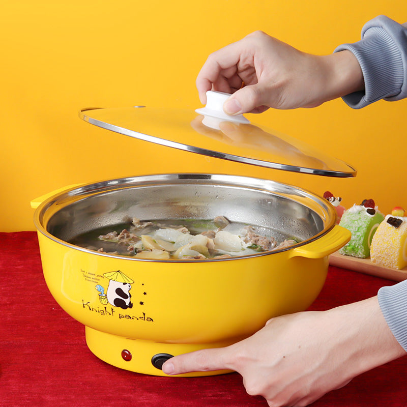 Multifunctional Electric Cooking Pot With Steamer