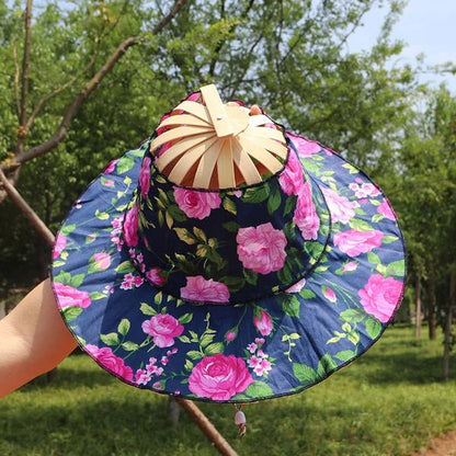 Fashionable Bamboo Fan Hat