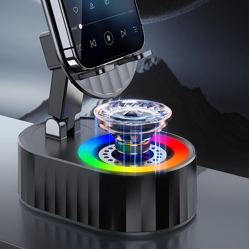 5-in-1 Wireless Induction Bluetooth Speaker Phone Stand