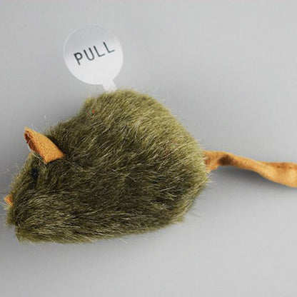 Plush Simulation Mouse Toy with Sound for Cats