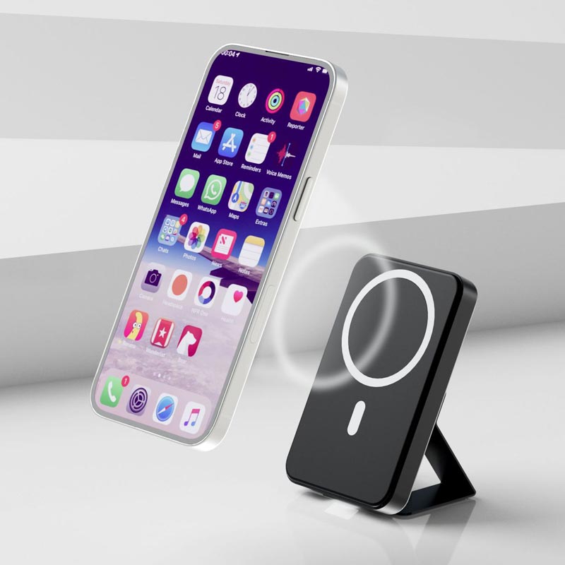 22.5W 10000mAh Magnetic Wireless Charging Mobile Power with Stand