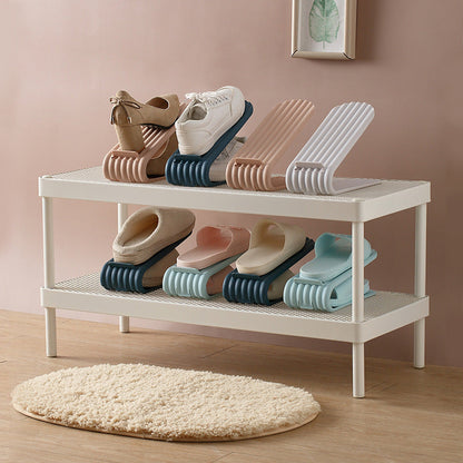 👞👡Shoes Storage Rack Save Space Adjustable Height Rack