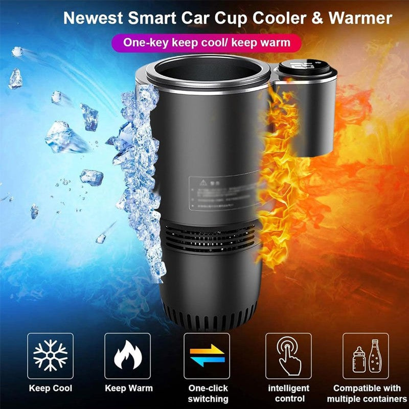 🔥Hot Sale🔥2-in-1 Smart Car Cup Cooler and Warmer