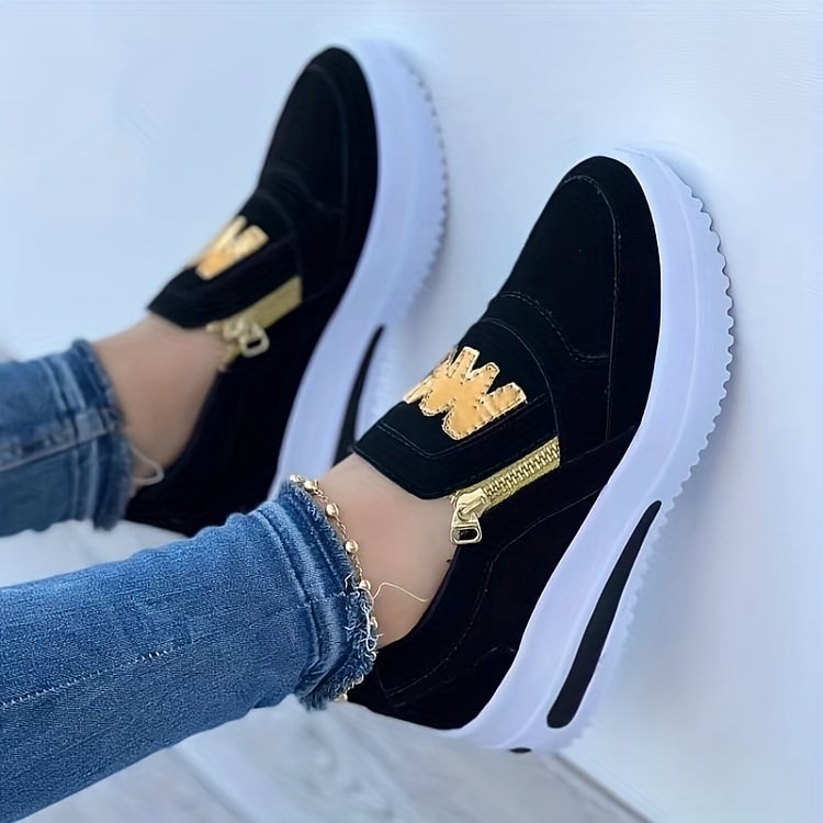 👍Women's Casual Platform Slip-on Sneakers👞