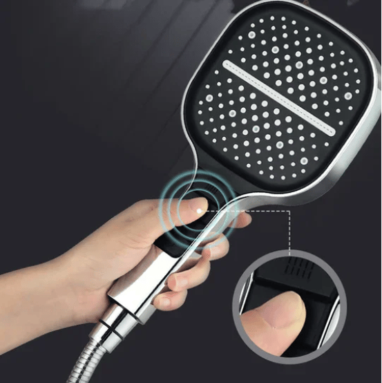 8-speed Oversized Panel Pressurized Shower Head