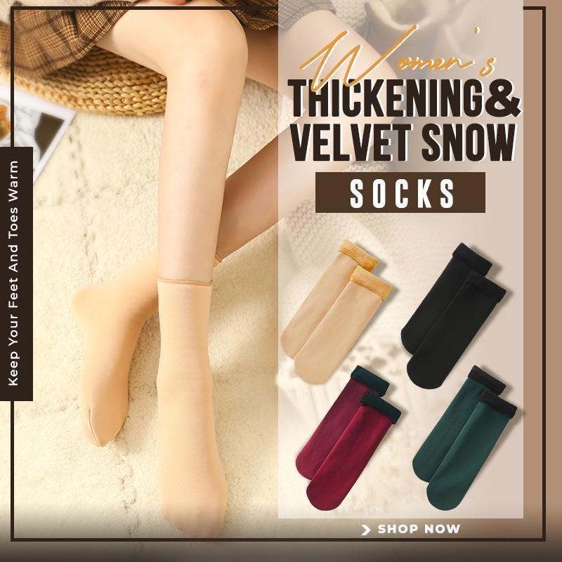 Thickened Plus Velvet Snow Socks