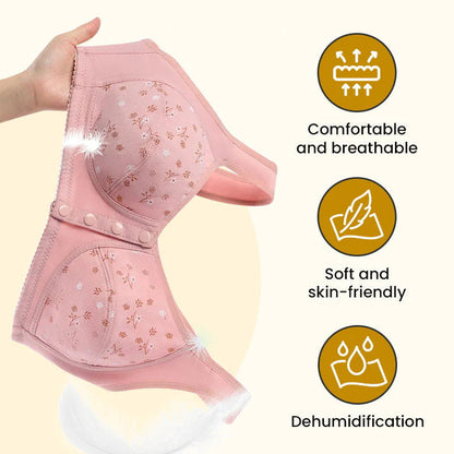 🔥Buy 1 Get 2 Free 🔥Seamless Underwear With Front Buttons Comfortable Cotton Bra For Women