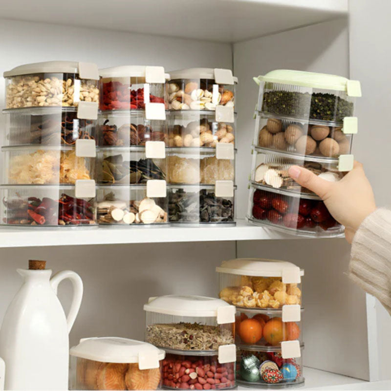 Multilayer Seasoning Storage Box