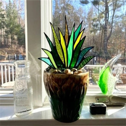 (Mother's Day Flash Sale-50% OFF) Stained Agave Plante-BUY 4 FREE SHIPPING