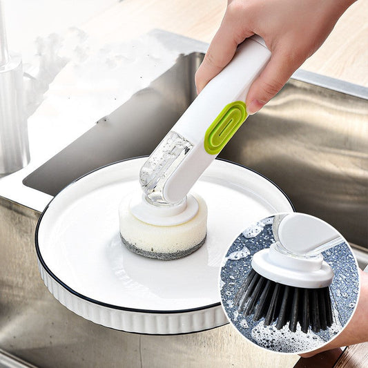 Multi-functional Long-handle Liquid-filled Cleaning Brush