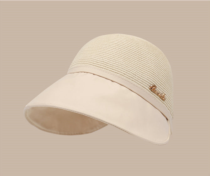 Women'S Large Brim Sunscreen Hat For Beach Outing In Summer