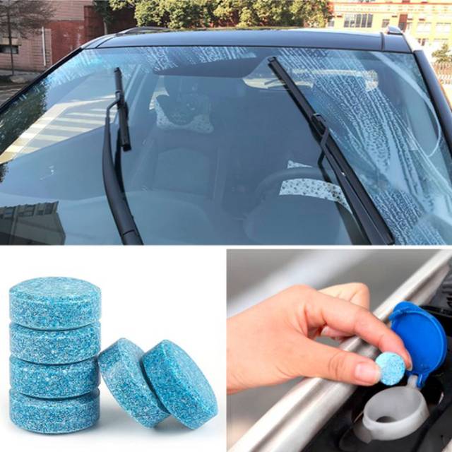 10 Pcs Car Windshield Washer Concentrated Clean Effervescent Tablets