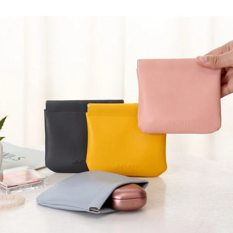 Lambskin Pocket Cosmetic Bag