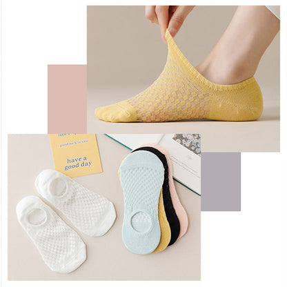 Women's Summer Breathable Mesh Low-Cut Socks