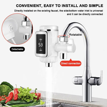 Hot Water Faucet With Digital Display🔥-Clearance At Low Price