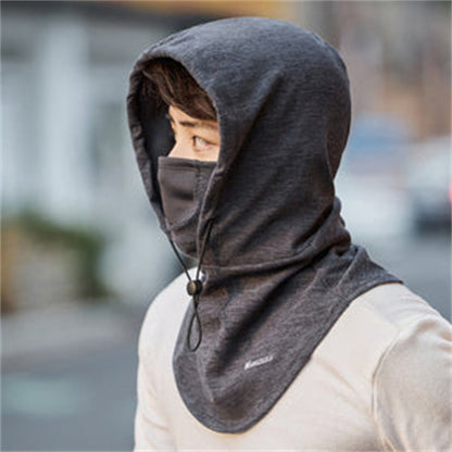 Hooded Face Mask with Neck Warmer for Cycling