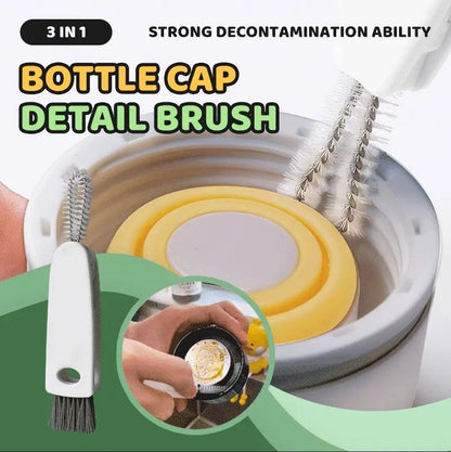 3 in 1 Bottle Cap Detail Brush（42% OFF）