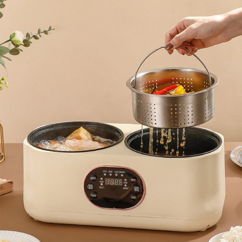 🍲Household Multi-functional Steaming and Cooking Integrated Double-gallon Electric Cooker