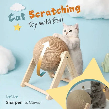 Cat Scratching Toy with Ball