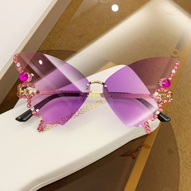 Diamond Butterfly Sunglasse