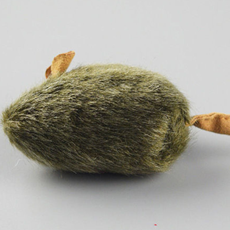 Plush Simulation Mouse Toy with Sound for Cats