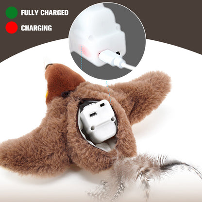 Rechargeable Touch Activated Cat Toys with Realistic Sounds Effects