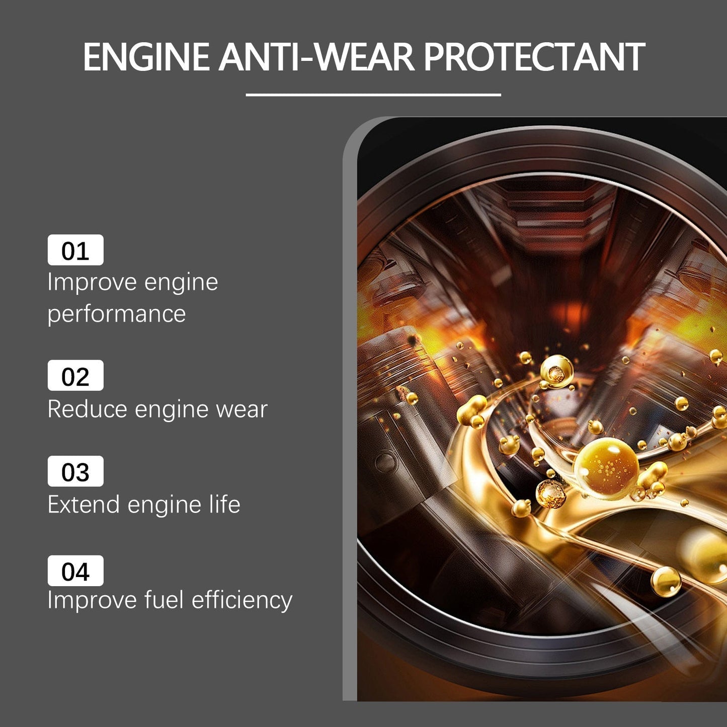 Highly Effective Engine Anti-Wear Protectant