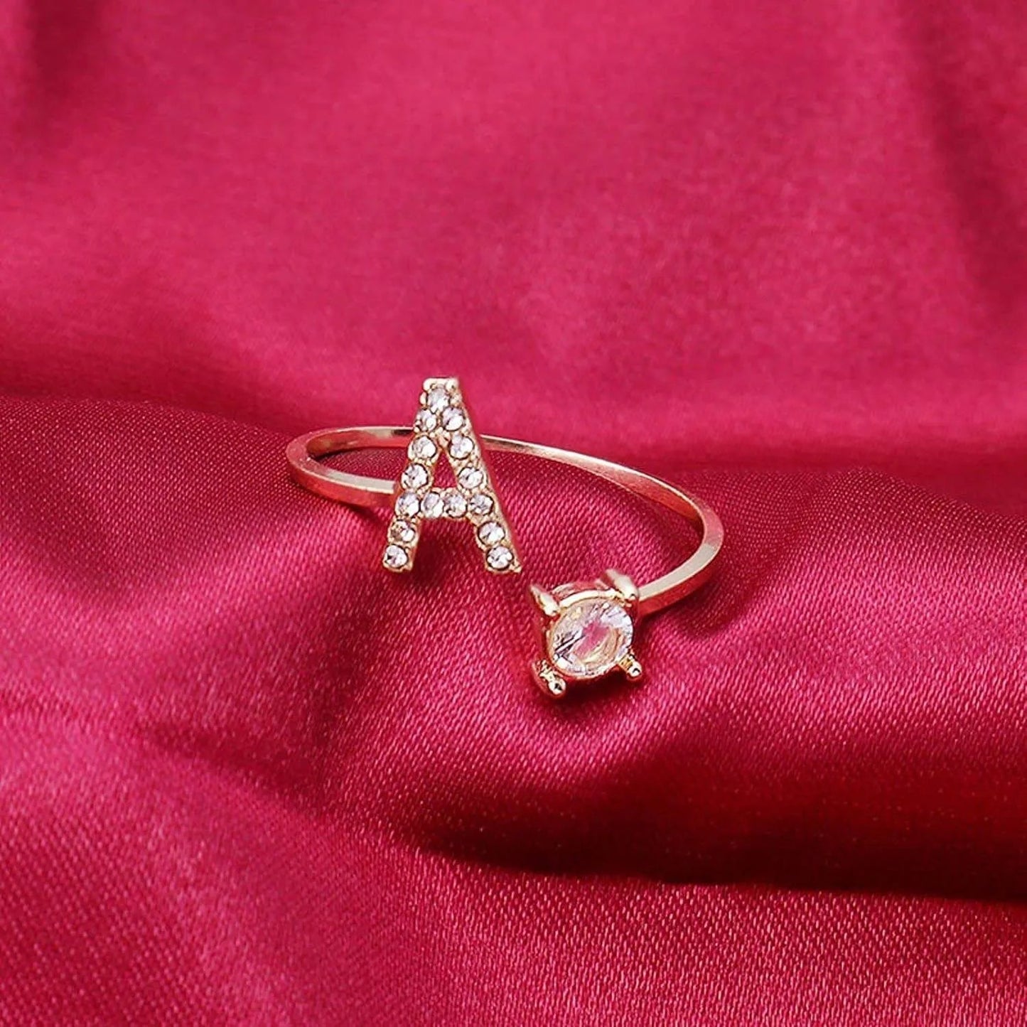 Love Initial Ring