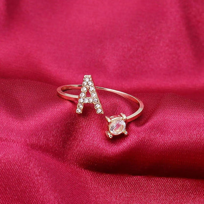 Love Initial Ring