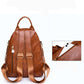 Simple Retro Solid Color Large Capacity Bag