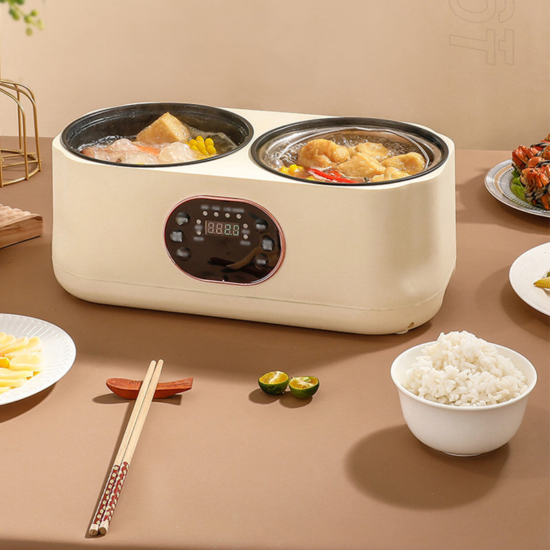 🍲Household Multi-functional Steaming and Cooking Integrated Double-gallon Electric Cooker