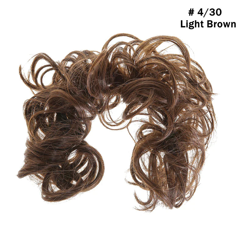 Scrunchie Messy Hair Bun Chignon Elastic Band Extension