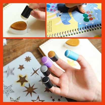 DIY Sponge Finger Painting Kit