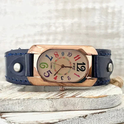 Vintage Quartz Stone Women's Watch