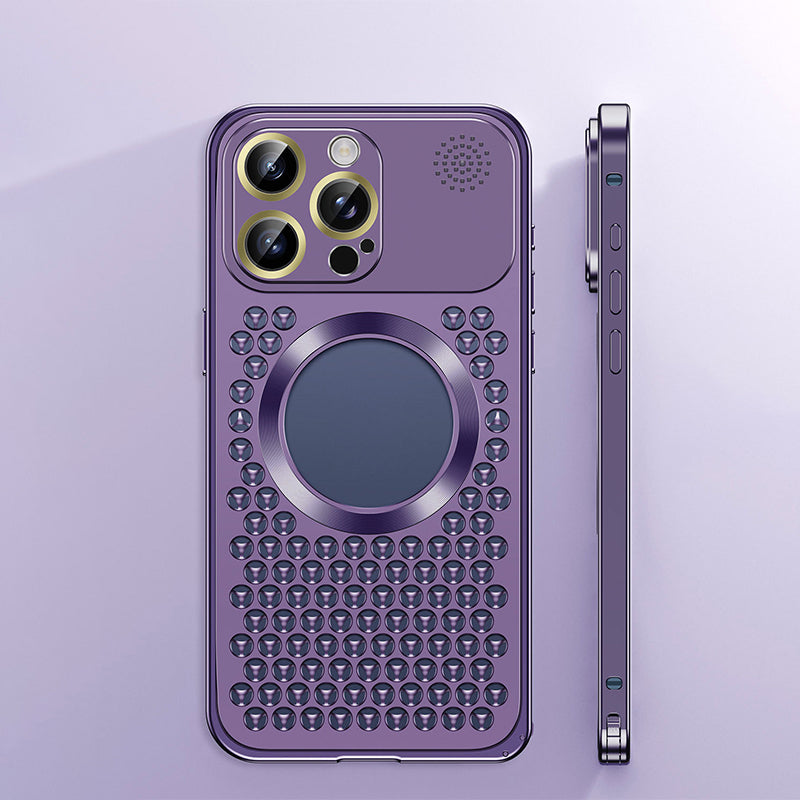 Metal Drop-proof Heat Dissipation Aromatherapy Phone Case