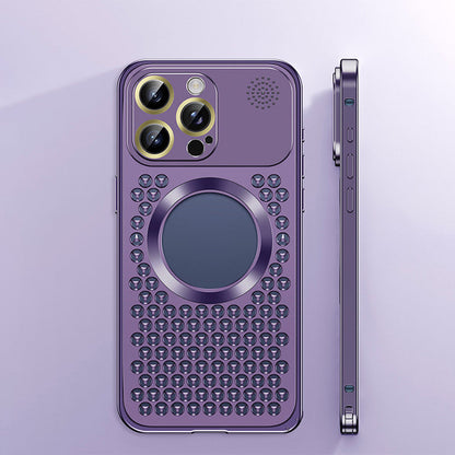 Metal Drop-proof Heat Dissipation Aromatherapy Phone Case