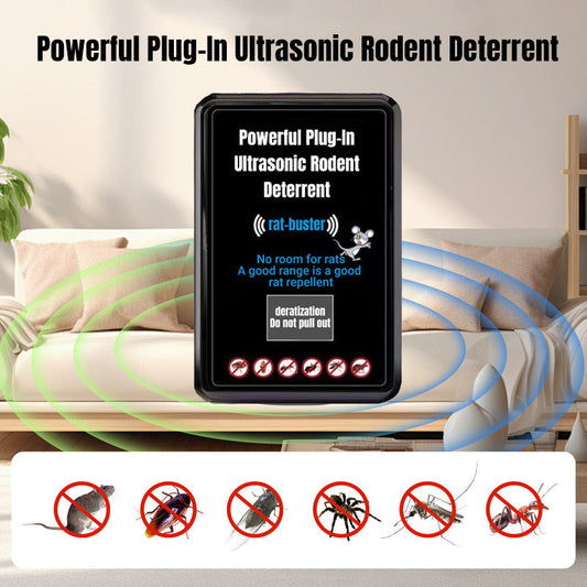 🔥HOT SALE🔥Powerful Plug-In Ultrasonic Rodent Deterrent