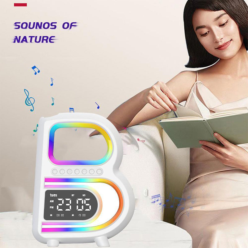 Portable Multifunctional Bluetooth Speaker with Wireless Charger