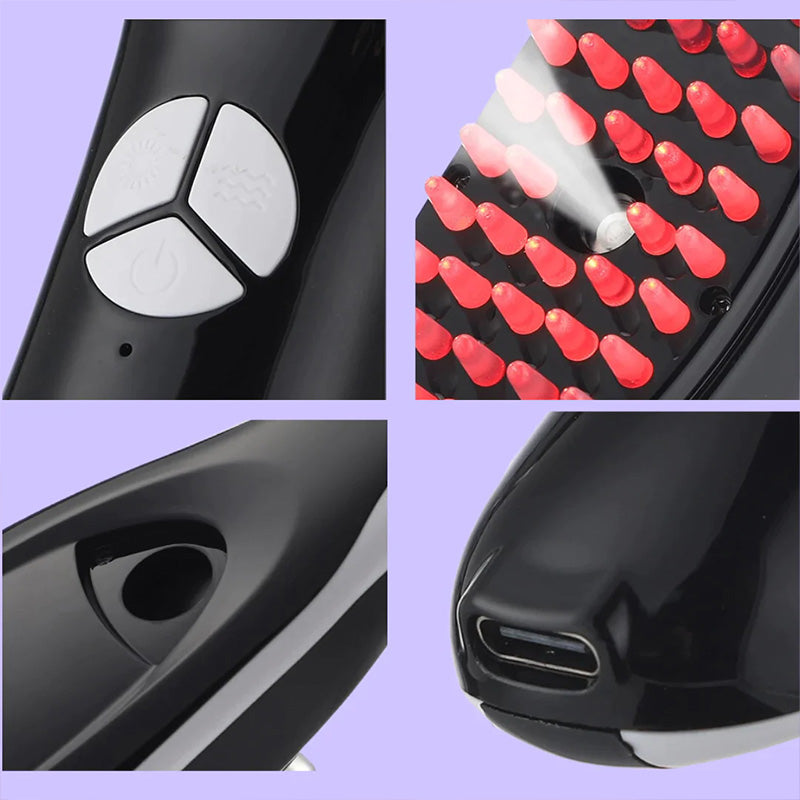 Electric Massage Comb - Soothe, Stimulate, and Reduce Fatigue