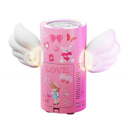 Funny Gifts - Fantasy Angel Butterfly Shape Lighted Multi-Hole Automatic Bubble Machine Toy