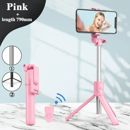 New 6 In 1 Wireless Bluetooth Selfie Stick