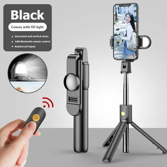 New 6 In 1 Wireless Bluetooth Selfie Stick