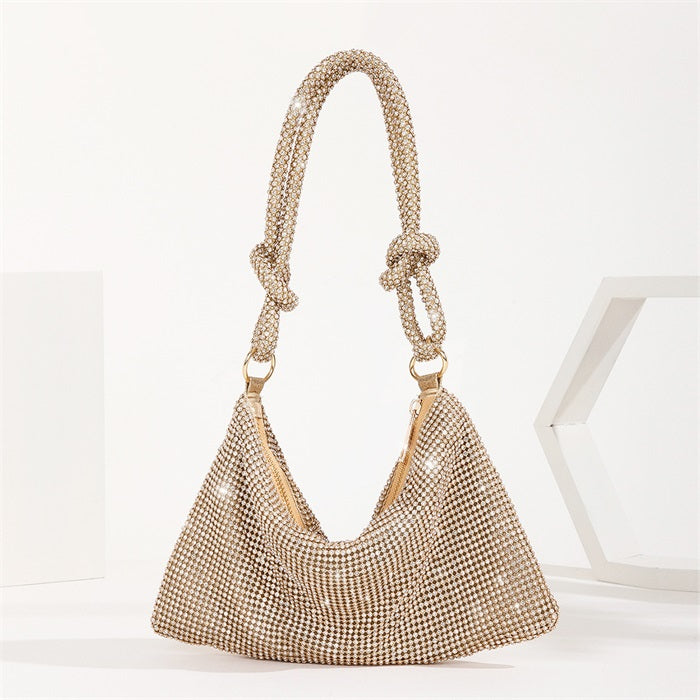 Luxury Design Shiny Rhinestones Handbag